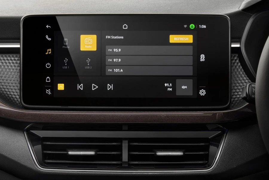 kushaq infotainment